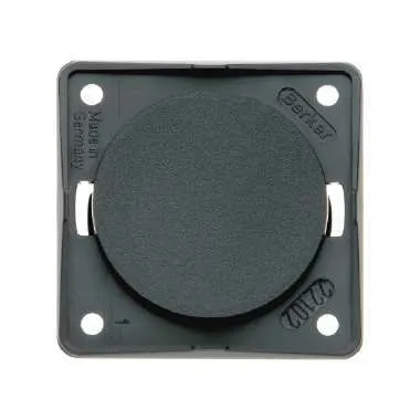 Berker 945162505 Blindverschluss Integro Flow, anthrazit matt