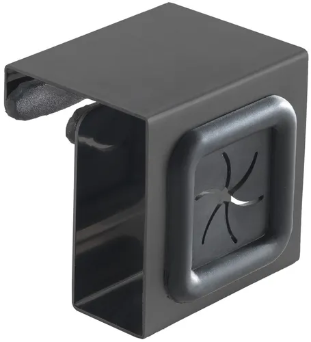 metaltex Handtuchhalter zum Einhaken eckig schwarz/grau