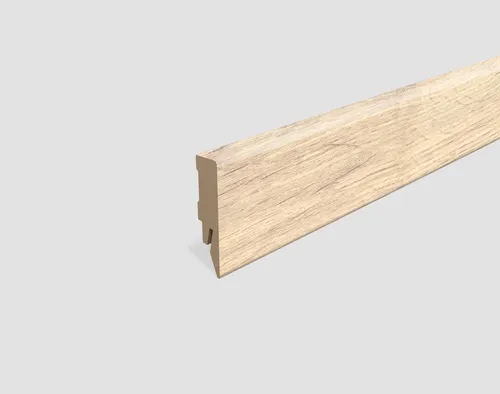 EGGER Sockelleiste Eiche braun L664, L: 240 cm, H: 5.8 cm, 1-St., 2,40m, neues kubisches Profil, passend zu Fußboden Murom Eiche