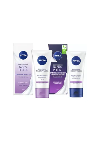 NIVEA Beruhigende Tagespflege & Nachtpflege 50 ml Set