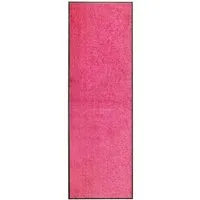 vidaXL Waschbare Fußmatte Rosa 60x180 cm in pink von vidaXL