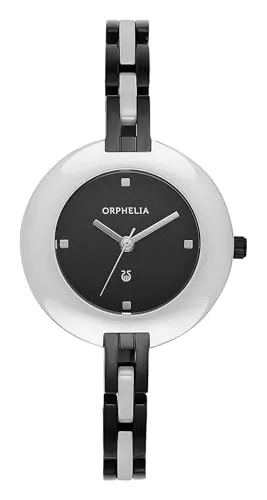 Orphelia Damen-Armbanduhr Fashionista Analog Quarz Keramik