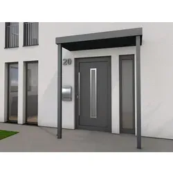 Gutta Vordach BS Plus 160 mit 2 Pfosten von Gutta