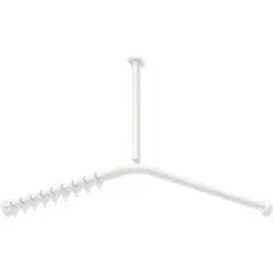 HEWI System 900 Vorhangstange für Duschwanne 90 x 90 cm von HEWI