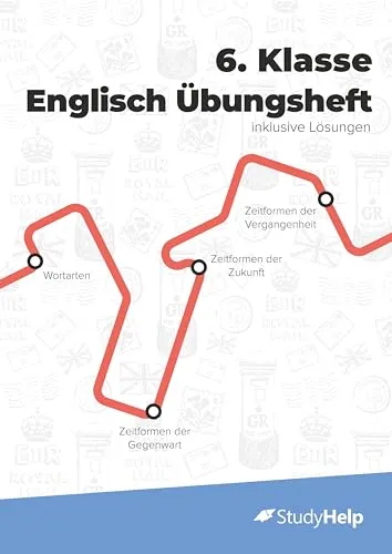 Produktbild 6. Klasse Englisch Übungsheft (Workbook): 121 abwechslungsreiche Aufgaben mit Musterlösungen