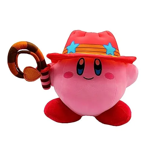Kirby Cowboy/Whip Mega-Plush - Stofftier & Teddybär, originaler Kirby Lizenzartikel, ca. 32 cm groß, aus weichem Polyester, perfekt zum Sammeln und Schmusen.