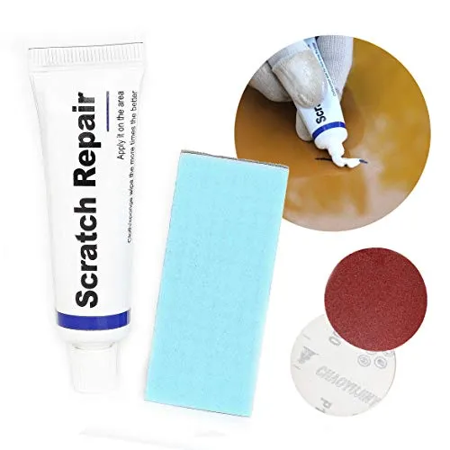 Plextone Autokratzer-Reparaturset, Wachs, Polierpaste, Lack, kleine Kratzer, klebriger Schmutz, kompatibel mit allen Farben Fahrrad Motorrad