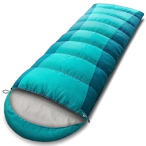 Forceatt Schlafsack für Camping 3-4 Jahreszeiten und kaltes Wetter （0 ℃ bis 20 ℃.） Leichtgewichtig, Wasserdicht und Warm für Erwachsene丨 Rucksackreisen, Camping, Wandern und Reisen.
