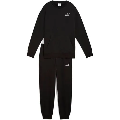 PUMA Relaxed Jogginganzug Damen - Trainingsbekleidung mit kuscheligem Fleece, gerippten Bündchen und verstellbarem Bund für maximalen Komfort. Ideal für entspannte Tage und sportliche Aktivitäten.