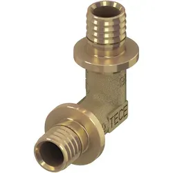 TECEflex Winkelkupplung 90 Grad Dim. 16 x 16, Standard Messing
