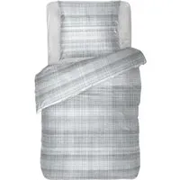 Bestlivings Bettwäsche Renforce 80 x 80 cm & 135 x 200 cm ZickZack Grau