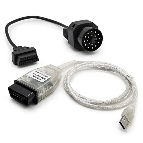 OBD Diagnose USB Interface für Ediabas INPA K+DCAN - OBD-Scanner für BMW-Fahrzeuge, ermöglicht umfassende Diagnosen und ist kompatibel mit 20-Pin-Anschlüssen – ideal für DIY-Mechaniker.