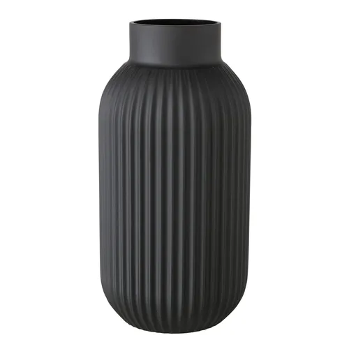 Boltze Nordika Vase schwarz matt 30cm von BOLTZE