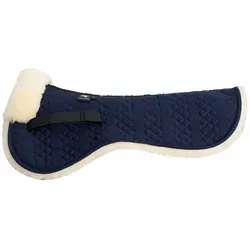 Engel Reitsport Sattelpad SAKIS1 - Lammfell & Baumwollsteppstoff - Sattelpads für optimalen Komfort: 100% echtes Merino Lammfell, temperaturausgleichend und atmungsaktiv, ideal für Allergiker, waschbar bei 30°C.