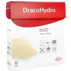 Dracohydro Hydrokoll. Wundauflage 10x10cm