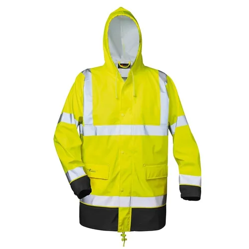 Elysee Schutzjacke NORWAY 2360-3 - Warnschutz PU Regenjacke Manfred XL gelb/schwarz - Arbeits- & Schutzkleidung, wasserabweisend und ideal für den Einsatz bei schlechten Wetterbedingungen.