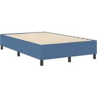 vidaXL Boxspringbett Blau 120 x 200 cm aus Cordstoff von vidaXL