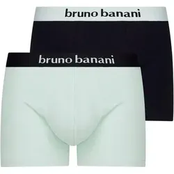 Bruno Banani Boxer Flowing (2er Pack) mit kontrastreichem Logobund blau|schwarz XL (7)