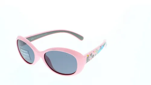 H.I.S sonnenbrille 50100 oval cat.3 polarisiert junior rosa von HIS