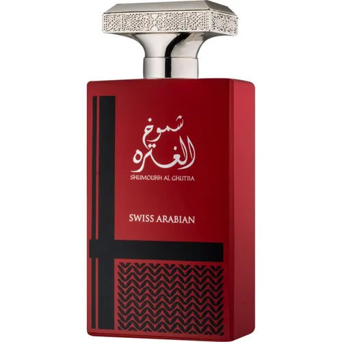 Swiss Arabian Shumoukh Al Ghutra Eau De Parfum 100ml - Unisex Duft mit einzigartiger Kombination aus scharfem Zedernholz, frischem Apfel und sinnlichem Moschus – ideal für Männer, die Männlichkeit und Stolz verkörpern.