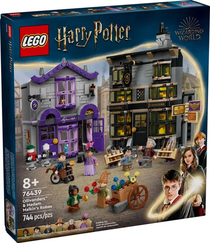 LEGO Harry Potter Ollivanders Madam Malkins Anzüge - Fantastisches Winkelgasse-Spielset mit 6 Minifiguren, detailgetreu und ideal für kreative Bauabenteuer