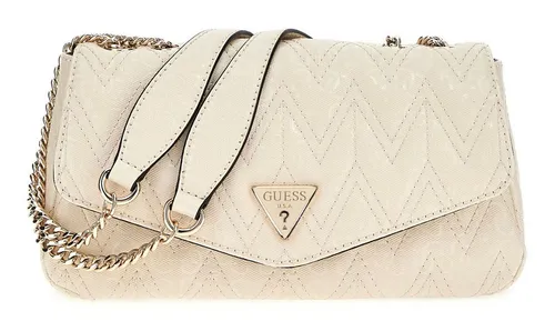 Guess Adelard Convertible Xbody Flap Umhängetasche - Elegante Umhängetasche mit glänzendem Logo Muster, 6 Fächer für Karten und Zipperfach für schnellen Zugriff. Leicht und modern, ideal für jeden Anlass.