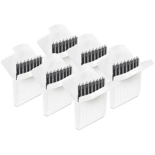JB White Cerumenfilter Mini-R für Signia Silk Hörgeräte - Behinderten-Bedarf, 48er Set Cerumenfilter für optimalen Schutz und Langlebigkeit Ihrer Signia Silk Im-Ohr-Hörgeräte.