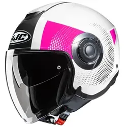 Hjc I40N Pyle Mc8 Weiss/Schwarz/Pink XS (54-55) in pink von HJC Helmets