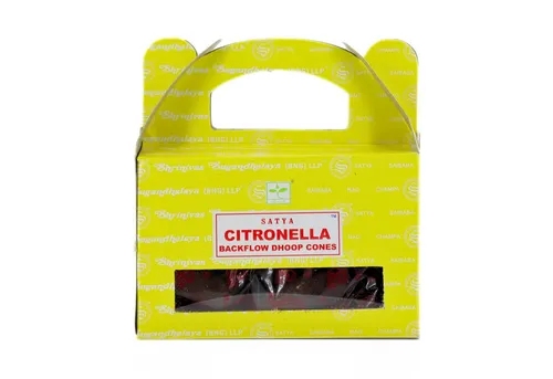 LAVISA Räucherkegel Satya Rückfluss Räucherkegel für den Wasserfall Effekt, 24 Stck., Rückfluss Räucherkegel Meditation Satya