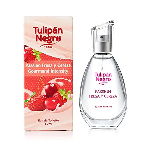 Schwarzer Tulipan, Eau de Colonia, Erdbeere und Kirsche, 50 ml