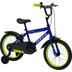 Huffy Pro Thunder 16-Zoll Fahrrad - Blau - Das 16-Zoll Fahrrad mit abnehmbaren Stützrädern fördert das Vertrauen beim Fahren. Effiziente Bremsen und ein ansprechendes Design machen es ideal für Abenteuer im Freien. Fast vollständig montiert für einfachen Aufbau.