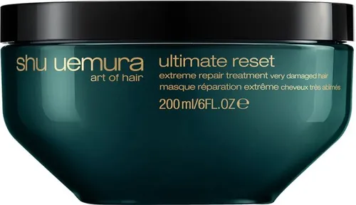 Shu Uemura Ultimate Reset Maske 200ml - Haarkur für extrem geschädigtes Haar, angereichert mit japanischem Reisextrakt für intensive Reparatur und Schutz. Stärkt die Haarstruktur und verleiht natürlichen Glanz.