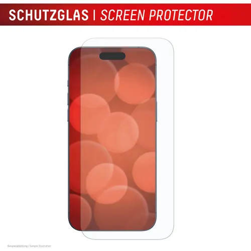 DISPLEX Real Glass + Case für iPhone 16 Pro Max - Ultra-dünnes und leichtes TPU-Case, 10H kratzfester Displayschutz mit Anti-Fingerprint-Beschichtung