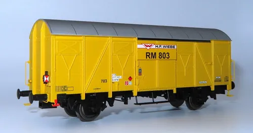 Rivarossi Güterwagen HR S 6639 H0 H.F. Wiebe mit Schlusslicht