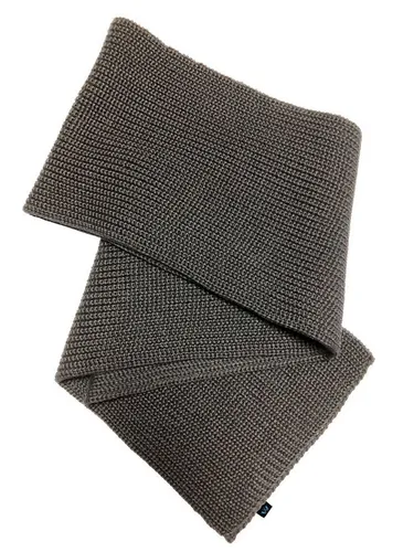 Blauer Peter Strickschal aus Merino in Perlfang-Optik