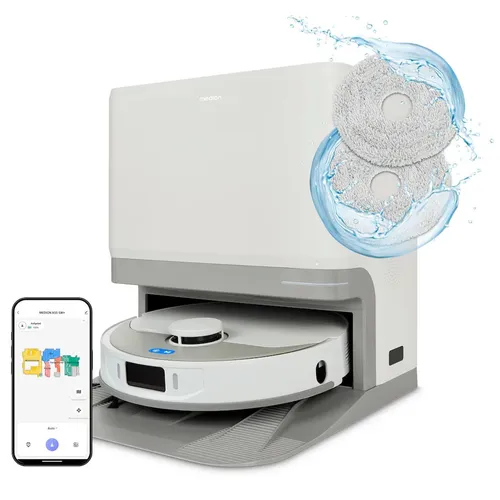 MEDION Saugroboter X55 SW+ mit 3-in-1 Absaugstation