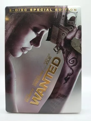 Wanted - (2 DVDs im Steelbook) - Spannender Actionfilm im limitierten Steelbook, freigegeben ab 18 Jahren für Erwachsene.