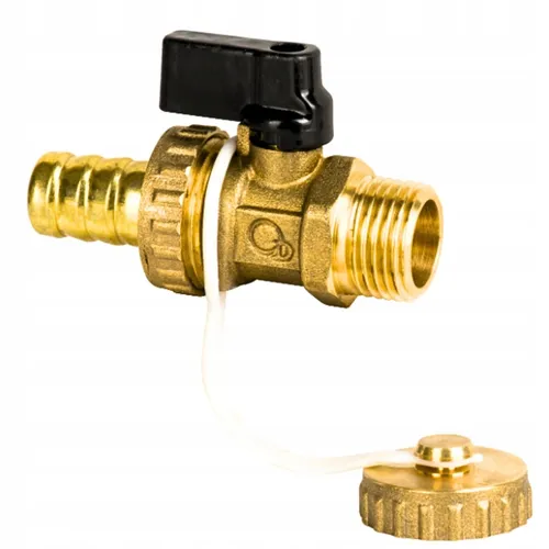 Ablasskugelhahn 3/4 Messing