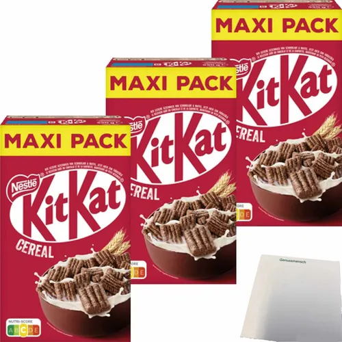 KitKat Cereal Maxi Pack 3er Pack 3x550g Packung usy Block