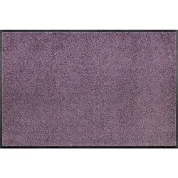 wash+dry by Kleen-Tex Fußmatte Trend Uni Lila - Fußmatte, waschbar und rutschhemmend, ideal für In- und Outdoor, strapazierfähig und pflegeleicht mit 5 Jahren Herstellergarantie.