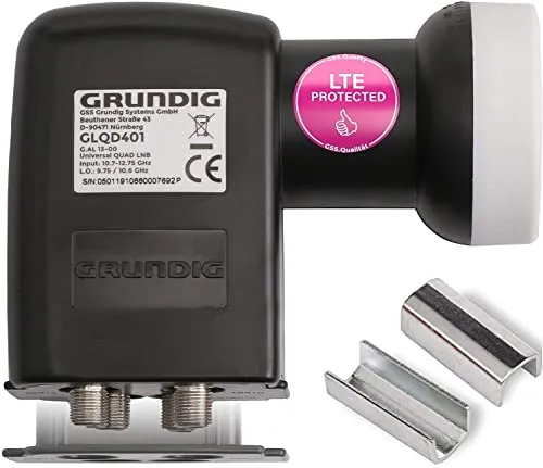 GSS Quad LNB GLQD 401 schwarz