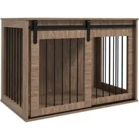 PawHut Hundehütte Hundebox mit Schiebetür