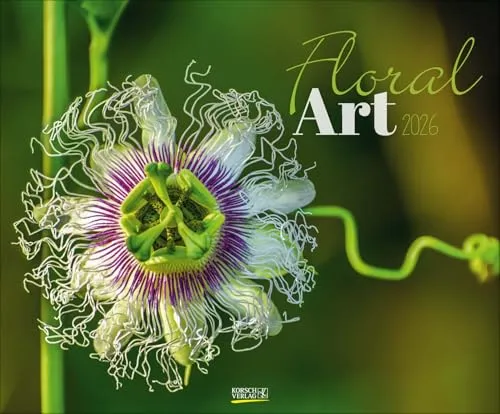 Floral Art 2026: Großer Wandkalender mit Blumenmakro-Aufnahmen - Fotografie - Beeindruckender Wandkalender im Querformat (55 x 45,5 cm) mit großformatigen Blumenmakro-Aufnahmen, der jeden Raum verschönert.