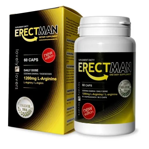 Erectman wzmocniona erekcja i potencja u mężczyzn suplement diety 5901687650081