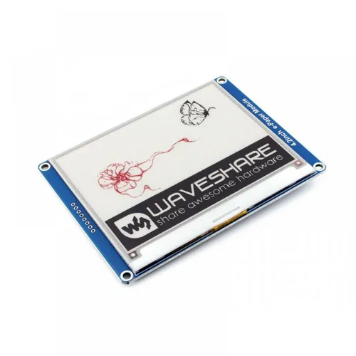 4.2 400×300 ePaper Display Modul mit SPI Interface - Sonstige Komponenten, dreifarbiges E-Ink Display mit ultra-niedrigem Stromverbrauch und langer Anzeigezeit ohne Strom, ideal für Regaletiketten und industrielle Instrumente.
