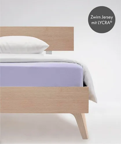 fleuresse Comfort Spannbettlaken in helllavendel von fleuresse