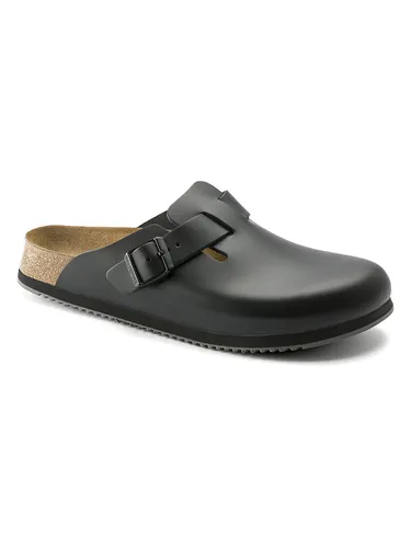 Birkenstock Clog Boston Super Grip - Rutschfester Hausschuh aus Naturleder, Größe 44 - Hausschuhe in Größe 44, rutschfest und aus hochwertigem Naturleder. Ideal für sicheren Halt und Komfort im Alltag.