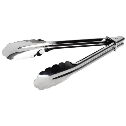 STALOWE SZCZYPCE KUCHENNE DO GRILLA SAŁATEK 24cm 143702 EXCELLENT 8719202182408