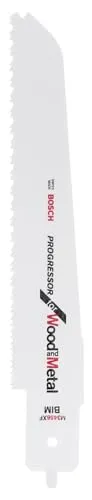 Bosch Professional ProfessionalSäbelsägeblatt Progressor for Wood and Metal zum Sägen in Holz und Metall (M 3456 XF) für Multisäge PFZ 500 E