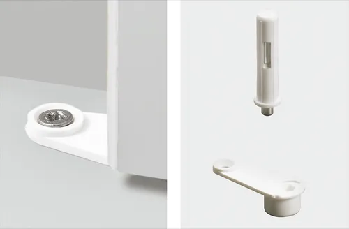 Hettich Möbel-Zapfenband, für einliegende Türen, 140°, 6731, Stahl silber